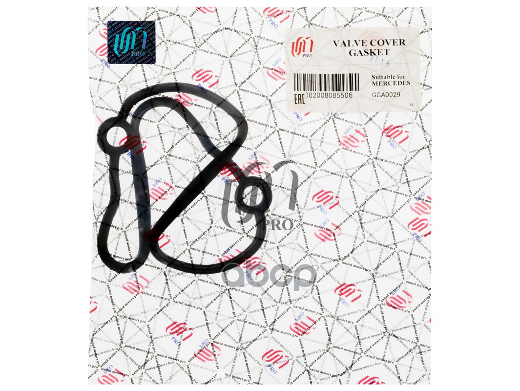 Прокладка клапанной крышки на 1 цил. MB Actros OM457/OM500/OM900 (457 016 0121, =71-34867-10) UM United Motors арт. GGA0029