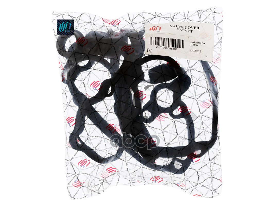 Комплект прокладки клапанной крышки BMW M52M28 98- (11 12 9 070 532) UM United Motors арт. GGA0131