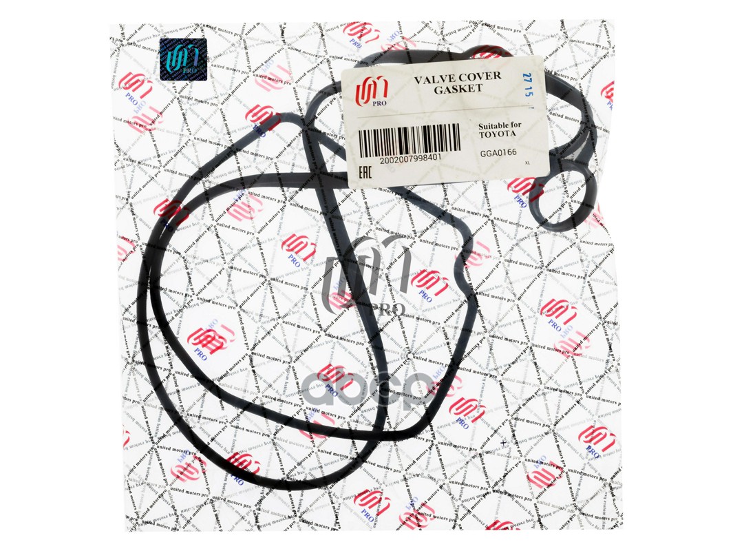 Прокладка клапанной крышки левая Toyota 1GR-FE (11214-31010) UM United Motors арт. GGA0166