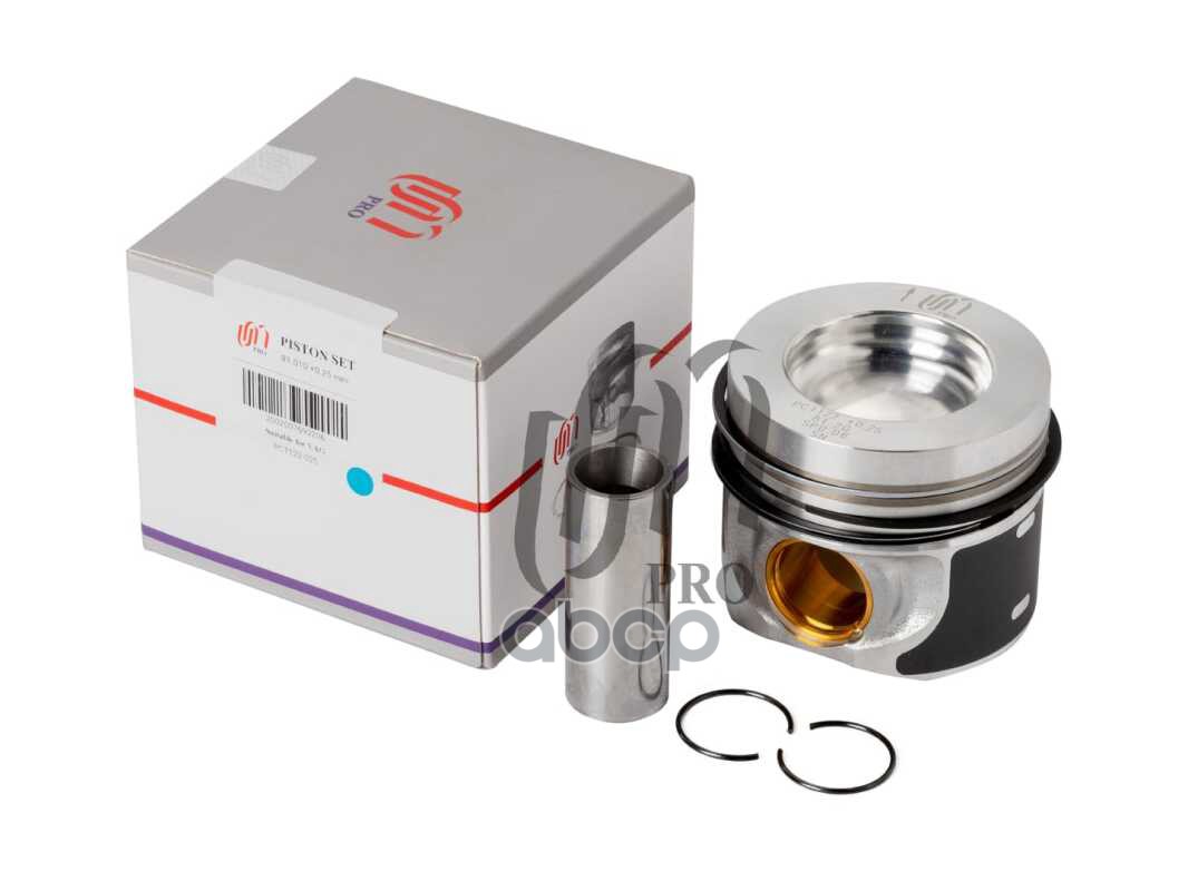 Поршень 0.25 с кольцами VW 2,0 TDi 16V CAGA/CAHB/CAAD d81.01+0.25 UM United Motors арт. PC1122025