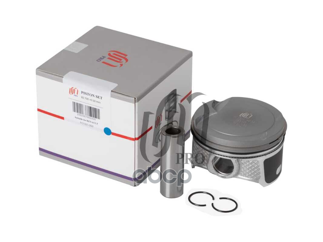 Поршень 0.50 с кольцами Renault 2.0 F4R400 (2011-) d82.7+0.5 UM United Motors арт. PC1321050