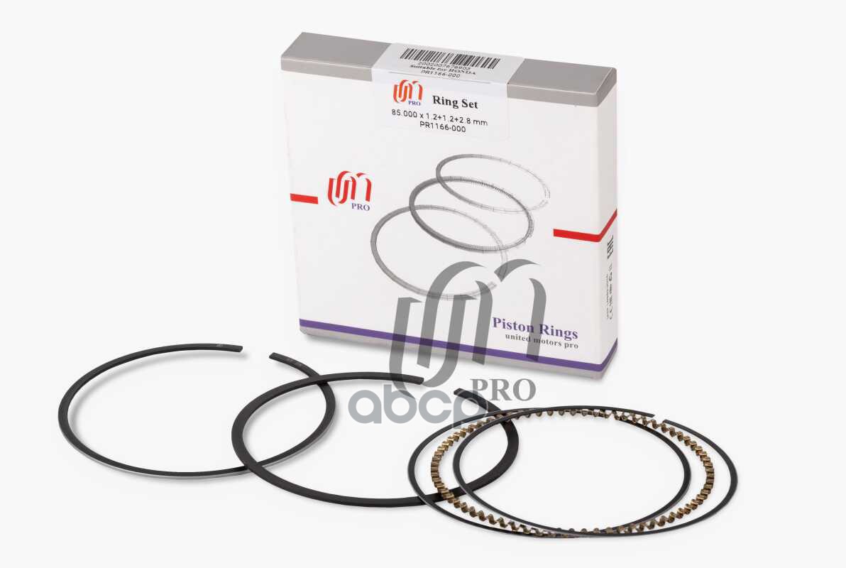 Кольца поршневые STD Honda F18B/F20B/F22B D 85.0 STD 1.2-1.2-2.8 на 1 цил. UM United Motors арт. PR1166000