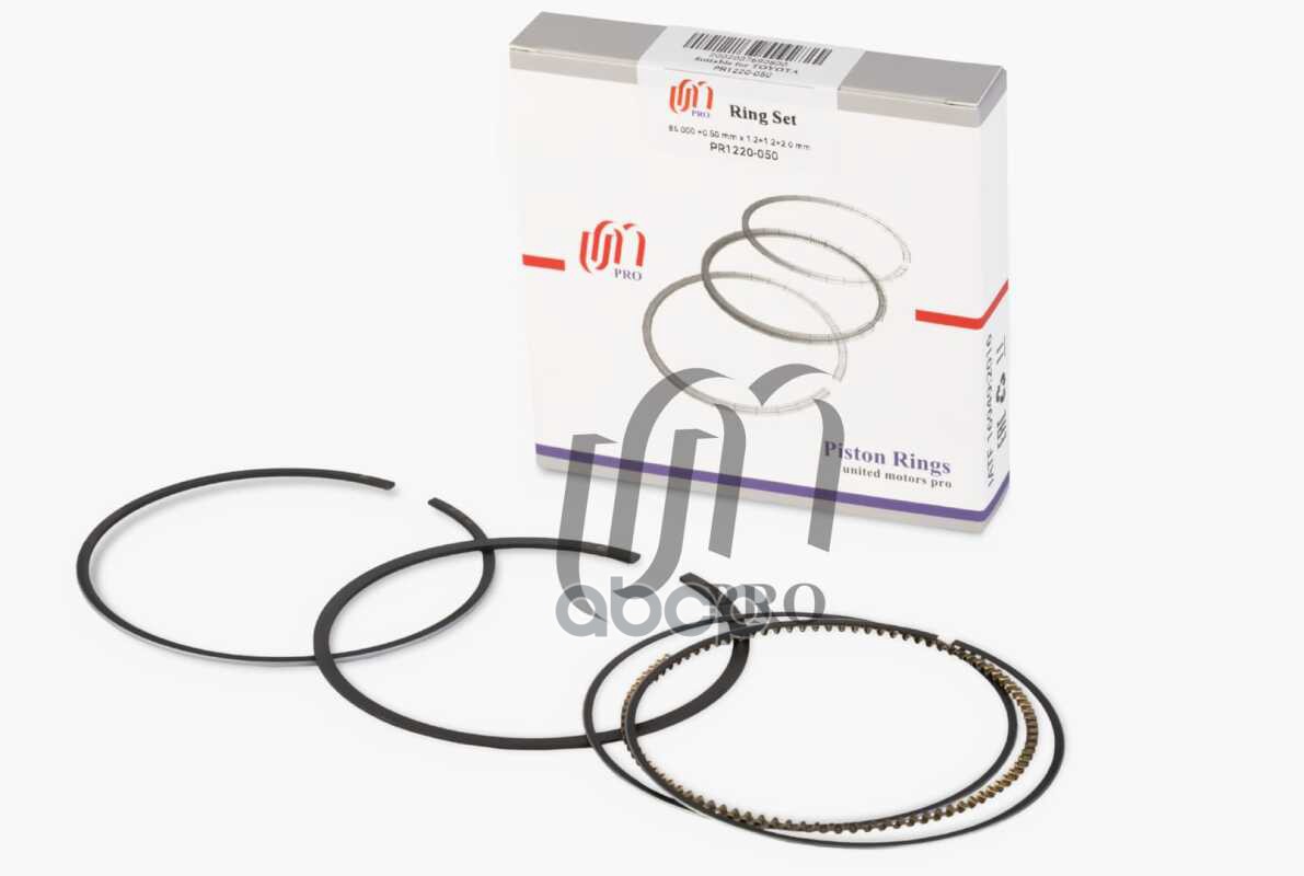 Кольца Поршневые 0.50 Toyota 1Az-Fe D86.0+0.5 1.2-1.2-2.0 На 1 Цил. Um United Motors арт. PR1220050