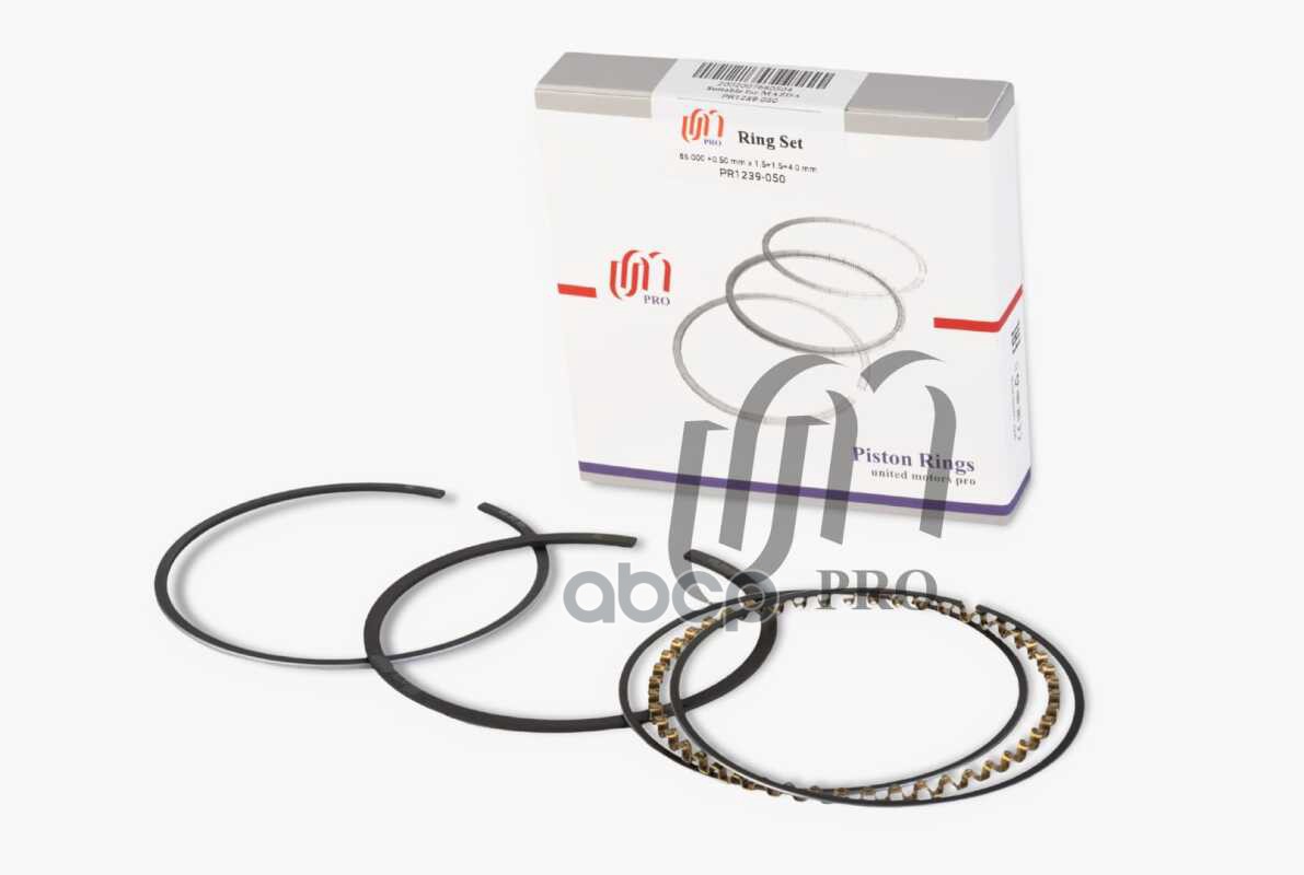 Кольца поршневые 0.50 Mazda F8 d86.0+0.5 1.5-1.5-4.0 на 1 цил. UM United Motors арт. PR1239050