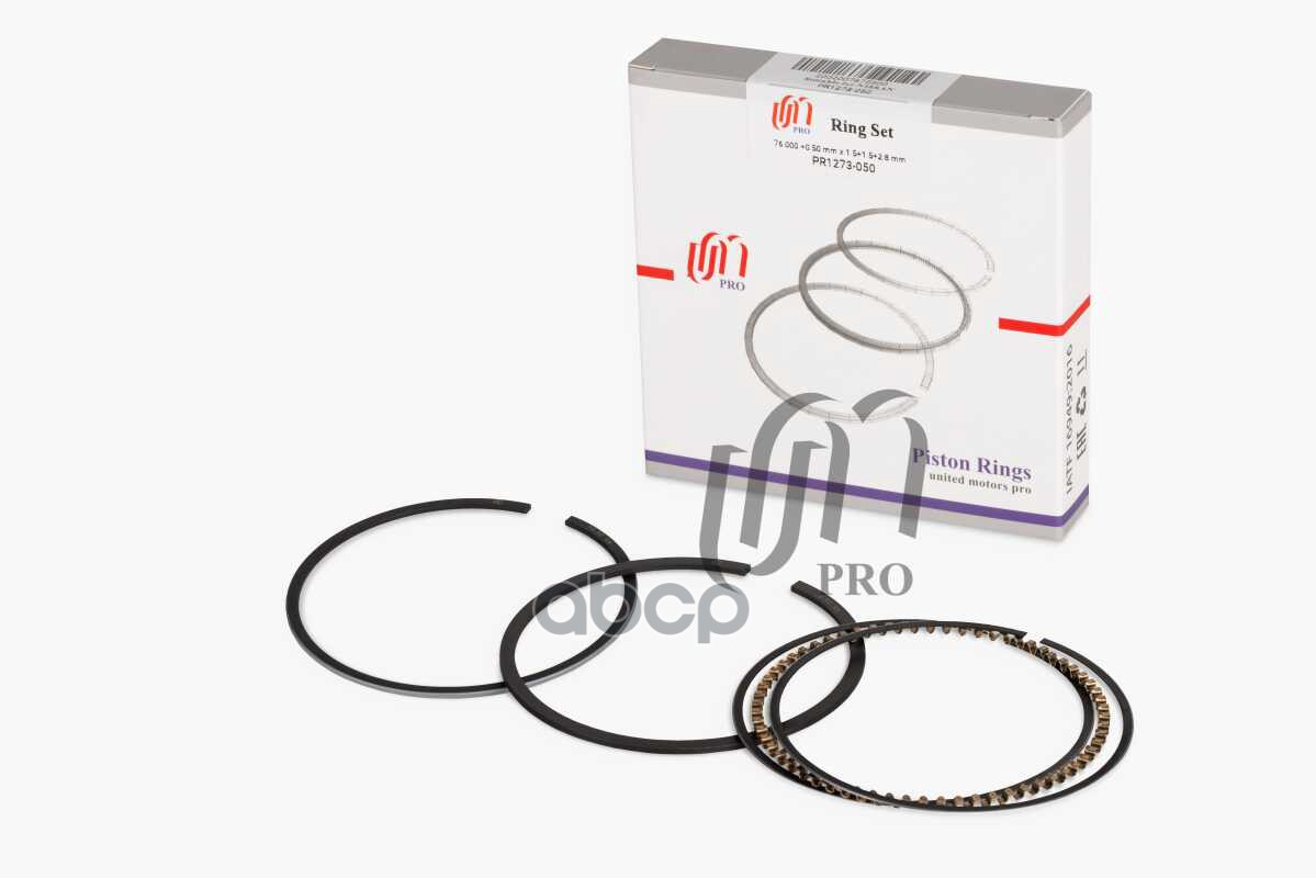 Кольца поршневые 0.50 Nissan GA16DS DOHC 16V d76.0+0.50 1.5-1.5-2.8 на 1 цил. UM United Motors арт. PR1273050