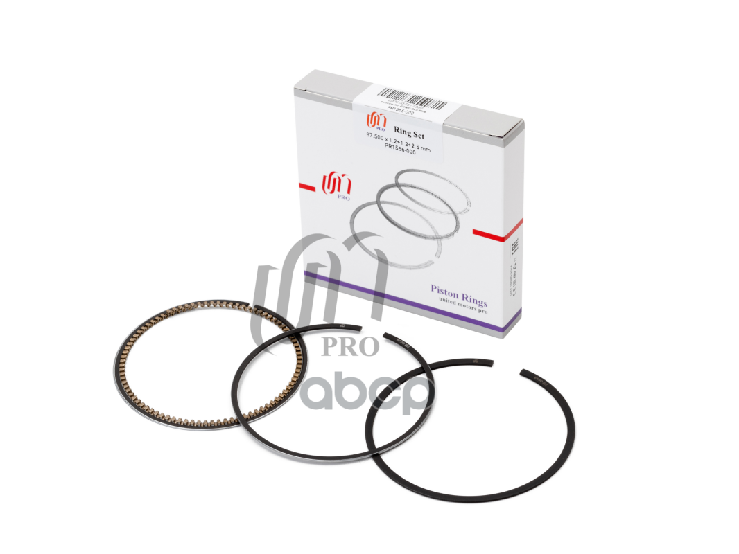 Кольца поршневые STD Mazda LF-DE d87.5 STD 1.2-1.2-2.5 на 1 цил. UM United Motors арт. PR1566000