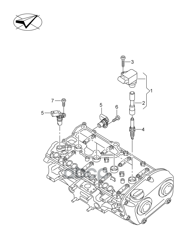 Наконечник Катушки Зажигания VAG арт. 06L905199B