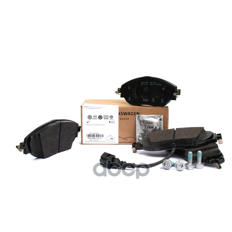 Колодки Тормозные Дисковые | Перед | VAG арт. 8V0698151C