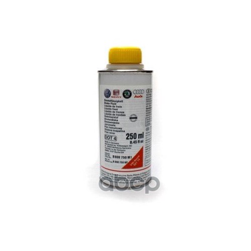 Жидкость Тормозная Dot 4, Brake Fluid, 0.25Л VAG арт. B000750M1