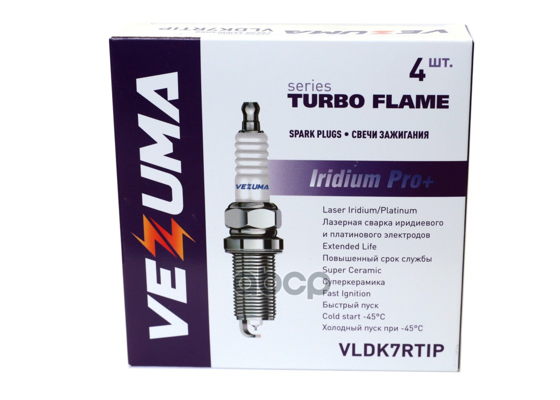 Свеча зажигания Iridium Pro+ HYUNDAI / MERCEDES-BENZ VEZUMA арт. vldk7rtip