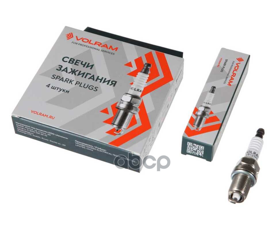 Свеча зажигания NISSAN ALMERA 1.4-1.6 95-00, KIA SPORTAGE 2.0 4WD 94-99 VOLRAM арт. VR12176