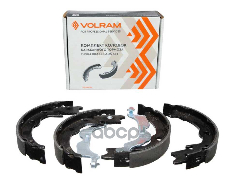Колодки задние CHEVROLET LACETTI J200 (03-), EPICA (05-), барабанный тормоз, 168x26, к-т 4 шт VOLRAM арт. VR26727