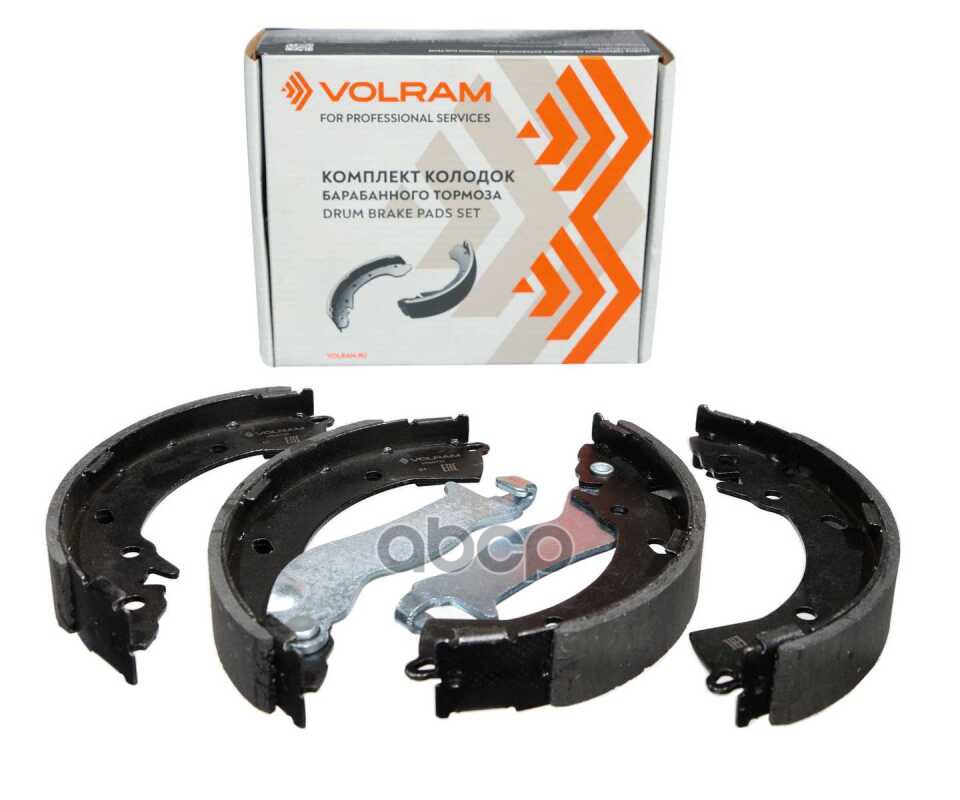 Колодки задние HYUNDAI GETZ с ABS (02-10), барабанный тормоз, 203x32, к-т 4 шт VOLRAM арт. VR26732