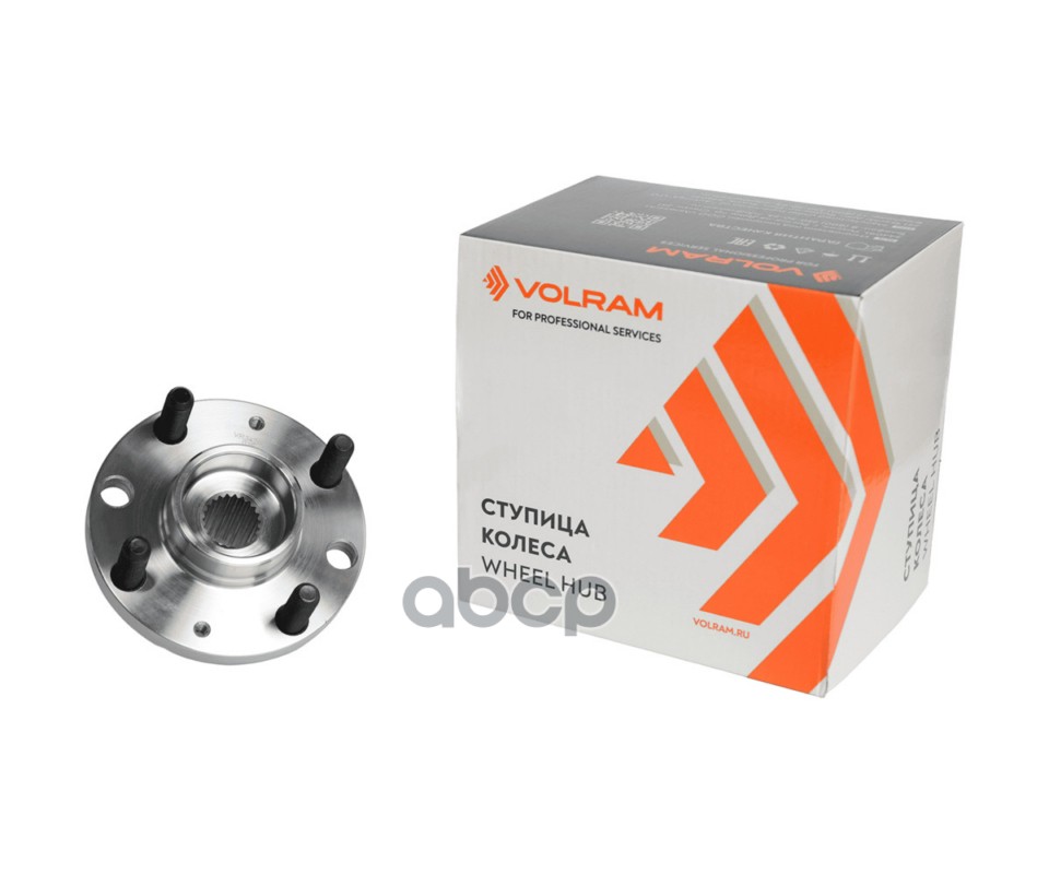 СТУПИЦА для а/м CHEVROLET AVEO T200, T250, T255 (03-); ПЕРЕДНЯЯ БЕЗ ПОДШИПНИКА; (VOLRAM) VR34268 VOLRAM арт. VR34268