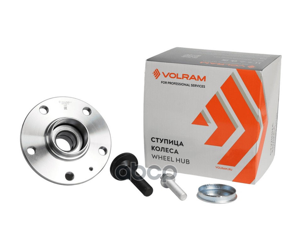 СТУПИЦА для а/м SKODA OCTAVIA III 5E3 (12-), VW GOLF VII (12-), D=30, С ABS, ЗАДНЯЯ В СБОРЕ С ПОДШИП VOLRAM арт. VR34274