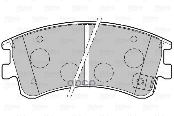 Колодки тормозные дисковые перед Valeo арт. 301648