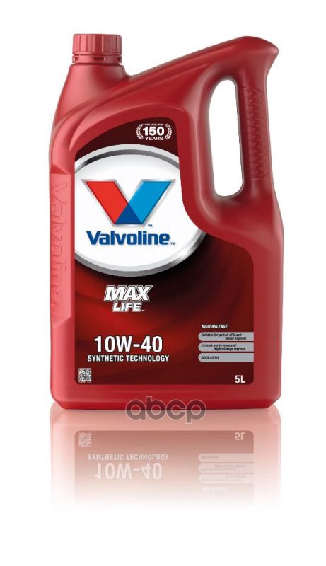 Valvoline Моторное Масло Valvoline Maxlife Sae 10W-40 (5Л) 872297
