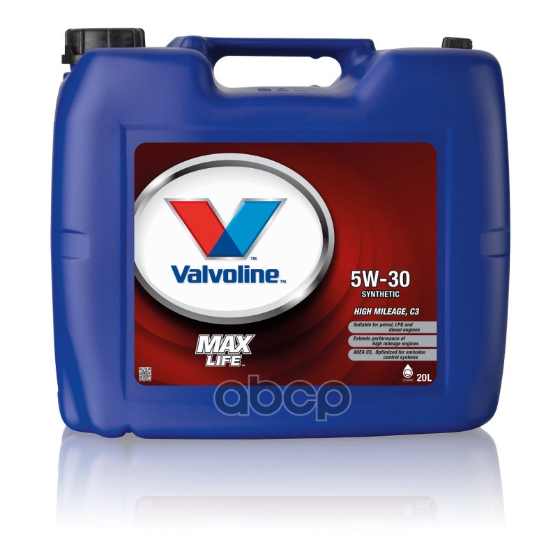 Valvoline Масло Моторное Maxlife C3 5W30 20Л