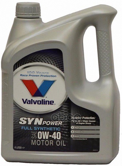 Valvoline Масло Моторное Synpower Ve11227 0W40 4Л