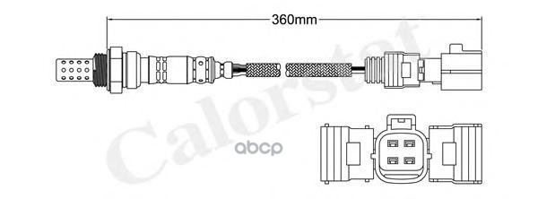 Датчик Кислородный (Лямбда-Зонд) Ls140510 Vernet арт. LS140510