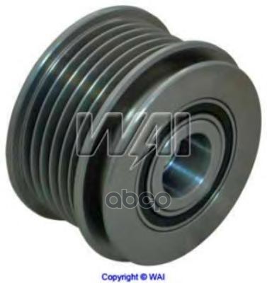 Шкив генератора Audi (2002-2013)  Volkswagen (2008-2016) WAI арт. 24-91274