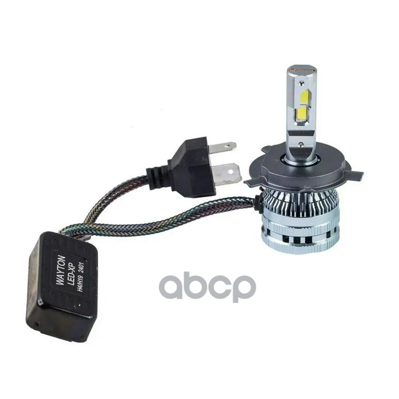 Лампа (комплект 2шт) головного света светодиодная H4 P43t 12V 60/55W LED-XP (Яркость 6000Lm) 50W 500 WAYTON арт. 1109050