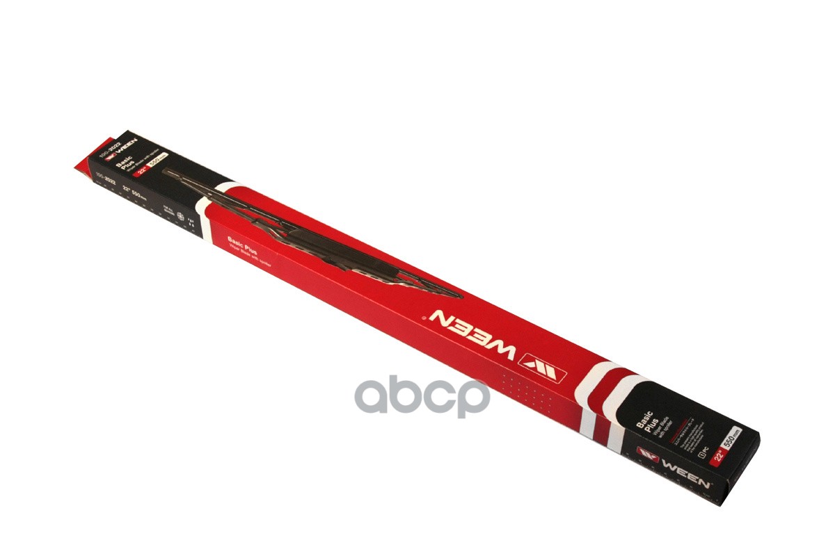 Щётки стеклоочистителя  каркасные со спойлером 22/550mm Универсальная  адаптер крючок Ween арт. 100-2022
