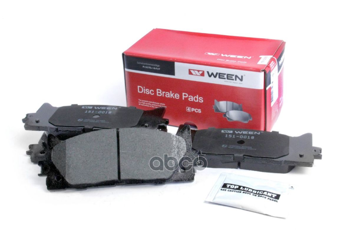 Тормозные колодки дисковые передние TOYOTA Camry(V30 V40 V50)   LEXUS ES(V40/V60) Ween арт. 151-0018