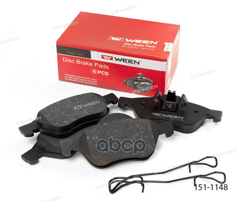 Тормозные Колодки Дисковые Передние Renault Megane Ii Clio Iii  Scenic Ii Ween арт. 151-1148