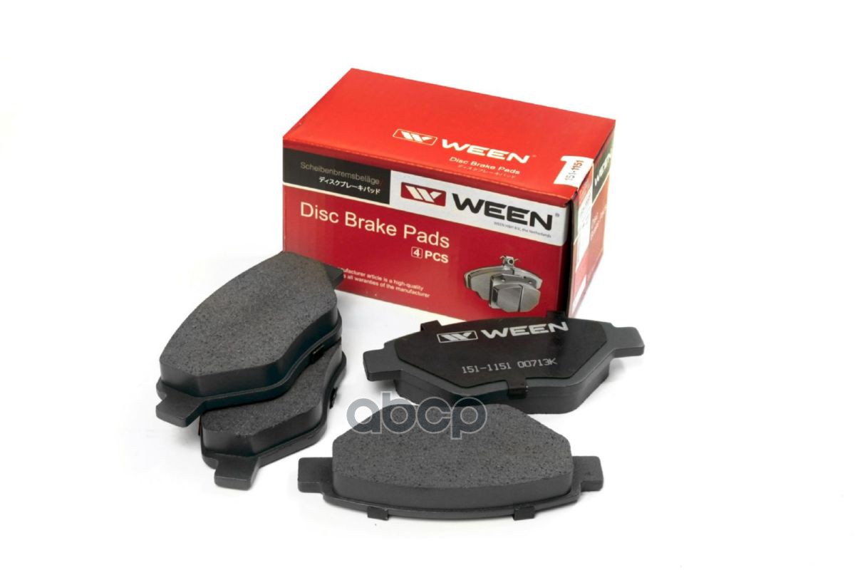 Тормозные Колодки Дисковые Передние Renault Megane Ii (Bm0/1  Cm0/1)  Megane Ii Saloon (Lm0/1) Ween арт. 151-1151