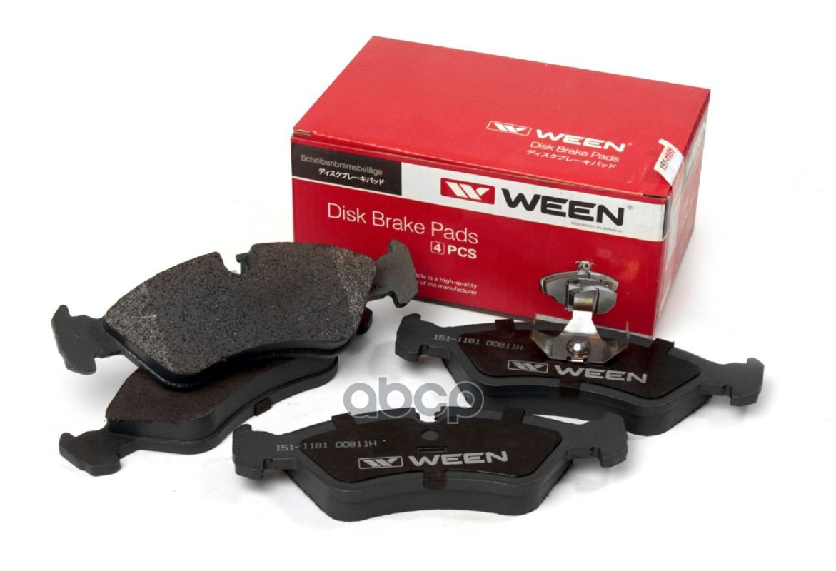 Тормозные Колодки Дисковые Передние Daewoo Espero  Cielo  Opel Astra F  Kadett E  Omega A  Vectra A Ween арт. 151-1181