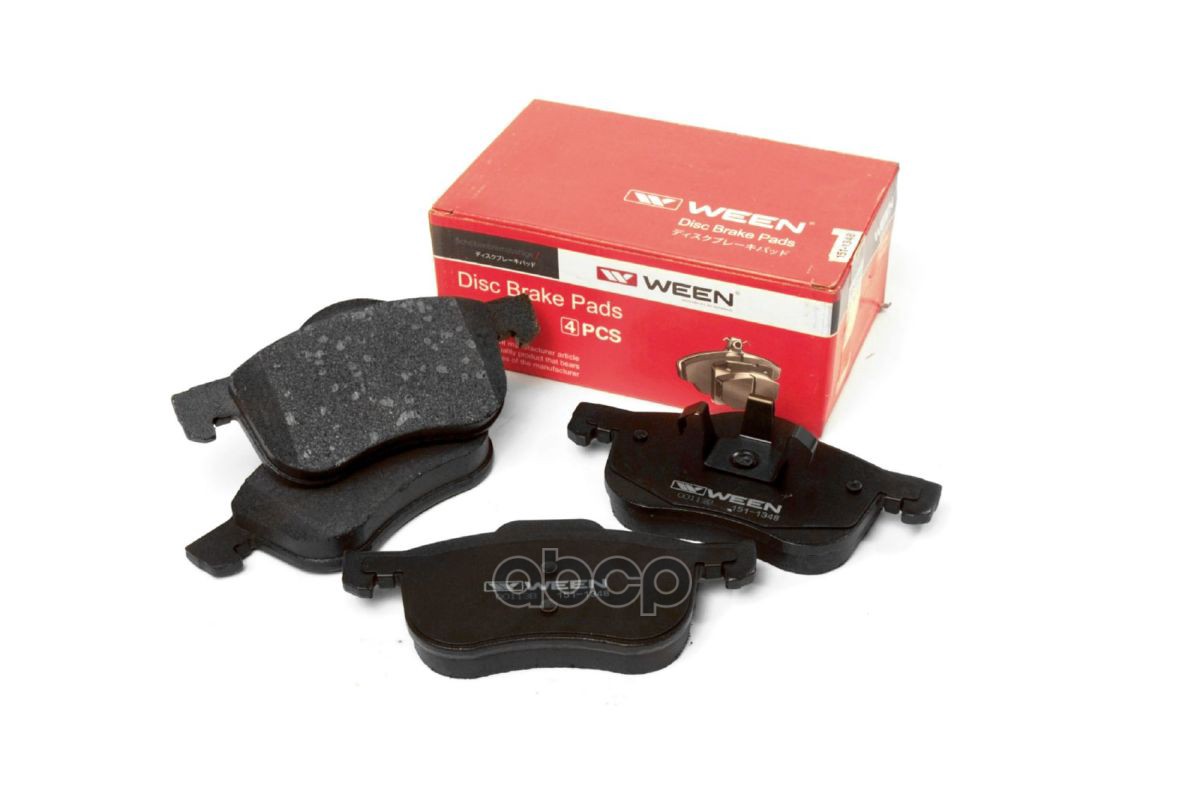 Тормозные Колодки Дисковые Передние Volvo S60 I, S80 I, V70 I/Ii, Xc70 I Ween 151-1348 Ween арт. 151-1348