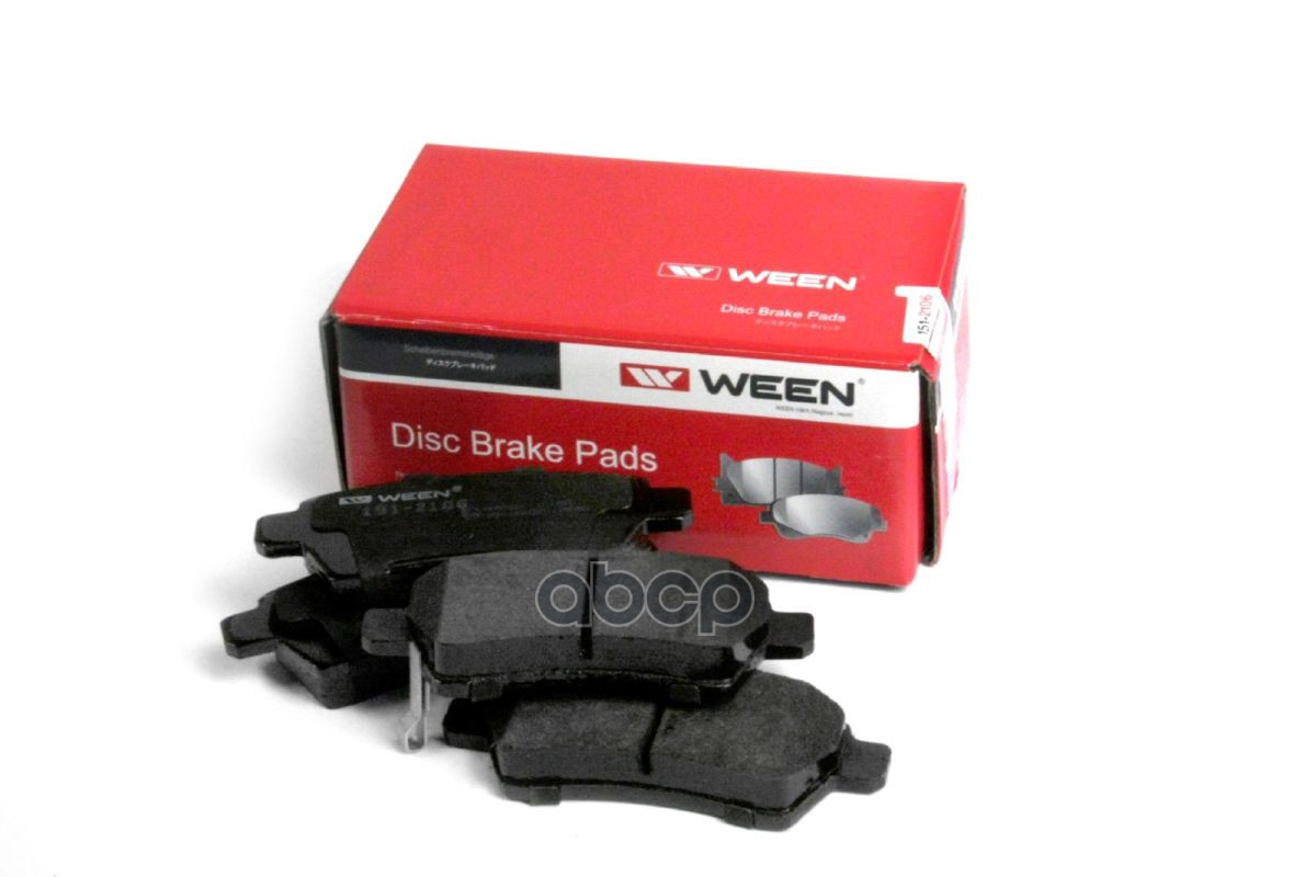 Тормозные колодки дисковые задние NISSAN Pathfinder (R51,R52), Navara (D40) WEEN 151-2106 Ween арт. 151-2106