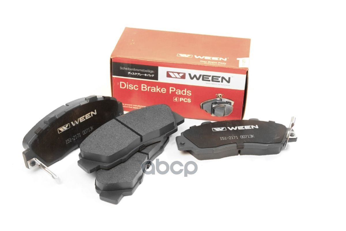 Тормозные Колодки Дисковые Передние Honda Cr-V I (Rd), Hr-V (Gh), Prelude V (Bb) Ween 151-2171 Ween арт. 151-2171