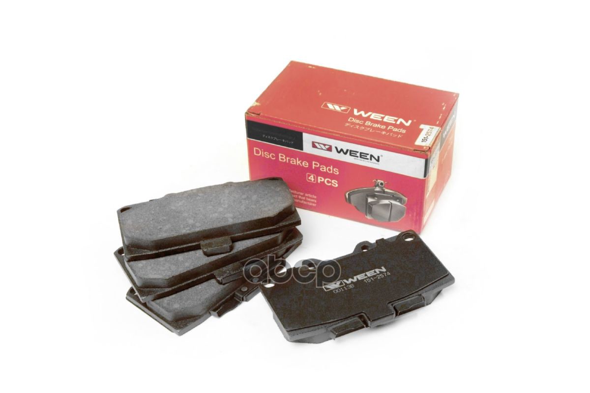 Тормозные Колодки Дисковые Передние Subaru Impreza (Gd, Gg) Ween 151-2574 Ween арт. 151-2574