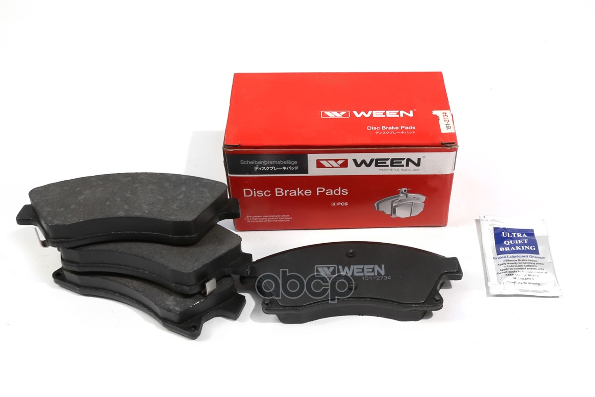 Тормозные колодки дисковые передние CHEVROLET Aveo (T300)  Cruze  (J300  J305  J308)  OPEL Astra J ( Ween арт. 151-2734