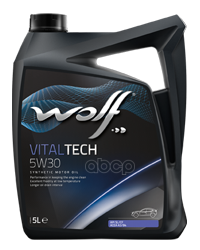 Wolf Масло моторное синтетическое VITALTECH 5W30 SL/CF, A3/B4 5л