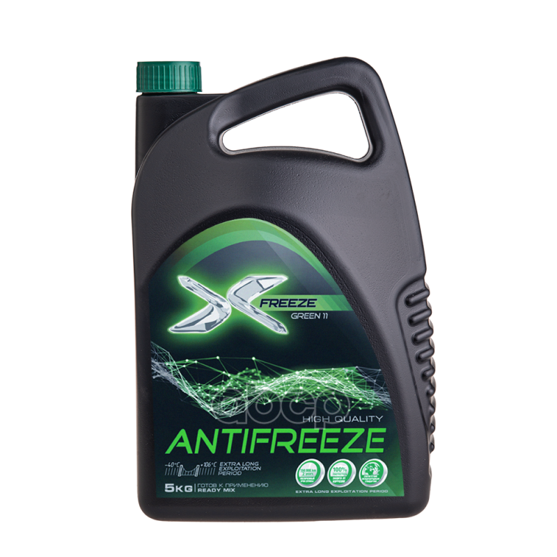 Антифриз X-FREEZE X-FREEZE Green готовый зеленый 5 кг 430206070 X-FREEZE арт. 430206070