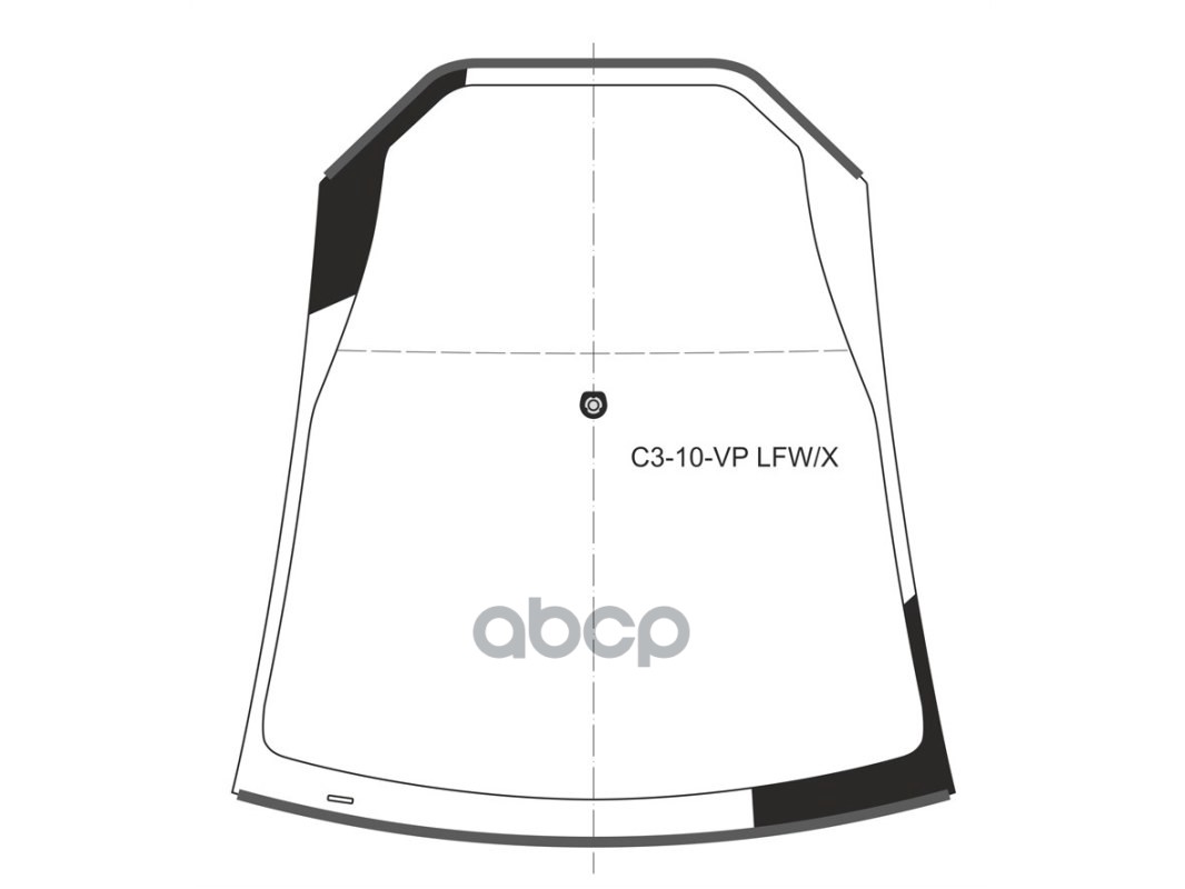 Стекло Лобовое (Молдинг/ Панорамная Крыша) Citroen C3 09-16 XYG арт. C3-10-VP LFW/X
