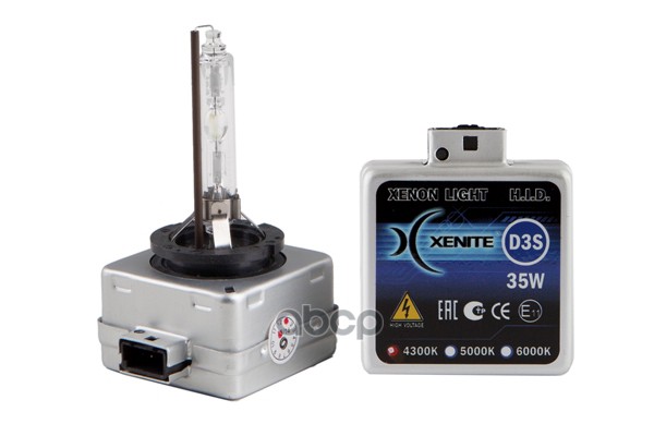 Лампа ксеноновая головного света D3S PK32d-5 6000K Premium 42V 35W Блистер 1шт Xenite арт. 1002018
