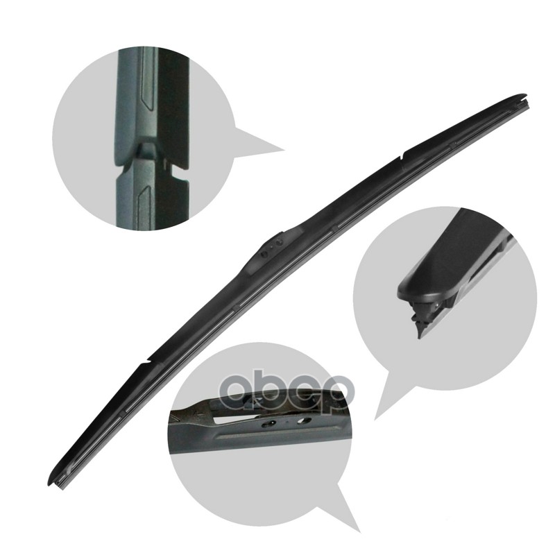 Щетка Стеклоочистителя 36 См Гибридная С Универсальным Креплением (Oe Типы Креплений + Крюк) YADA арт. 920-14