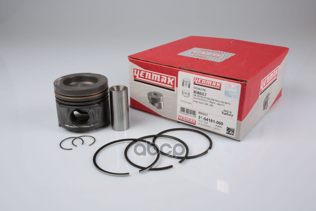 Поршень Двс С Кольцами Renault Megane Ii 1.5Dci K9k.732 =76 2X2x2.5 Std 01> D=2660 YENMAK арт. 31-04181-000