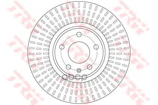 Диск тормозной(аналог TRW DF6148) DF6148ZFR ZF Russia арт. DF6148ZFR