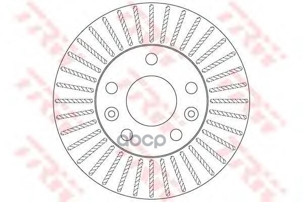Диск тормозной(аналог TRW DF6200) DF6200ZFR ZF Russia арт. DF6200ZFR
