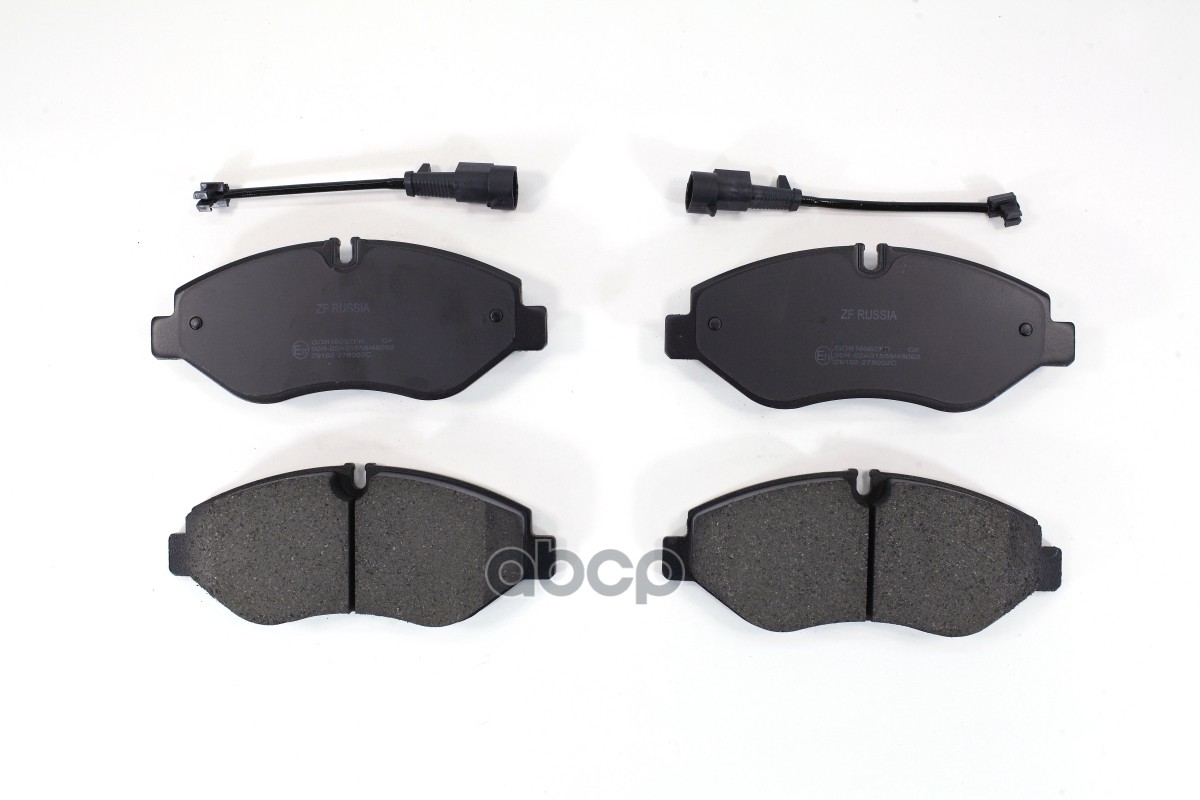 Колодки тормозные  дисковые передние MERCEDES SPRINTER 95>/VITO 03>/VOLKSWAGEN CRAFTER 06> ZF Russia арт. GDB1698ZFR