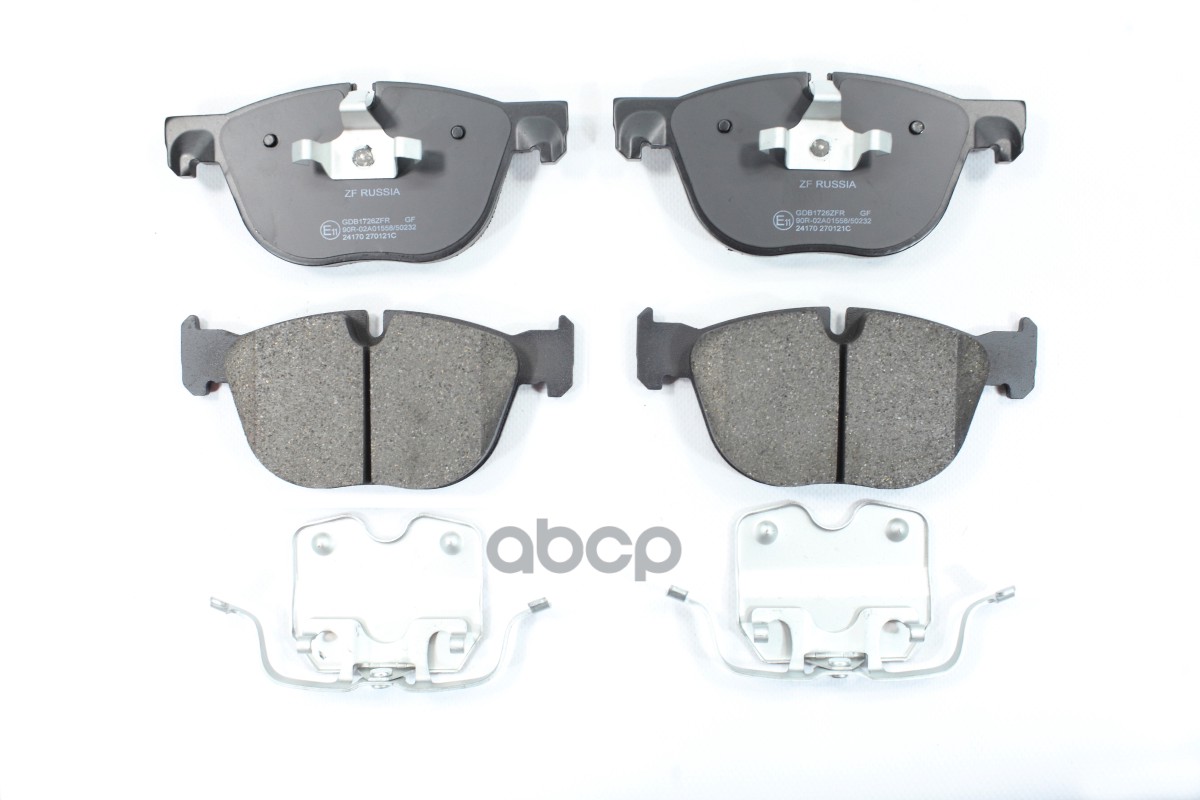 Колодки тормозные дисковые передние BMW X5 E70 07-/X6 E71 08- ZF Russia арт. GDB1726ZFR