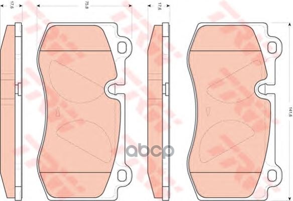 Колодки тормозные  дисковые передние MERCEDES W221/W211/C219/C216/R230 ZF Russia арт. GDB1733ZFR