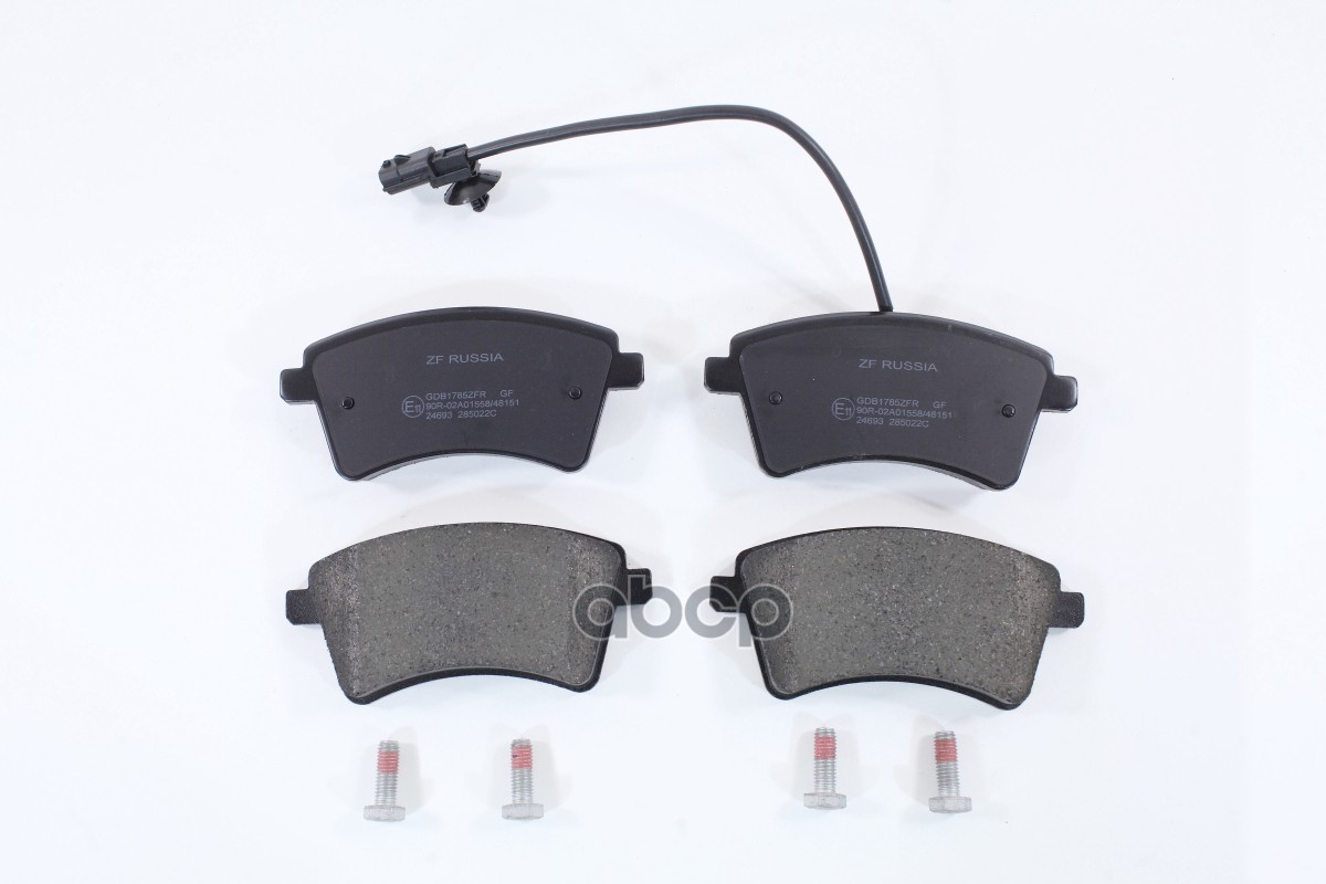 Колодки тормозные дисковые задние MB: CITAN Box (415), 108 CDI (415.601, 415.603), 109 ZF Russia арт. GDB1785ZFR