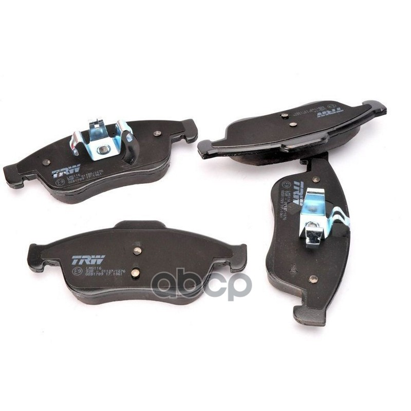 Колодки тормозные дисковые передние RENAULT DUSTER 10-/FLUENCE 10-/MEGANE III 08- ZF Russia арт. GDB1789ZFR