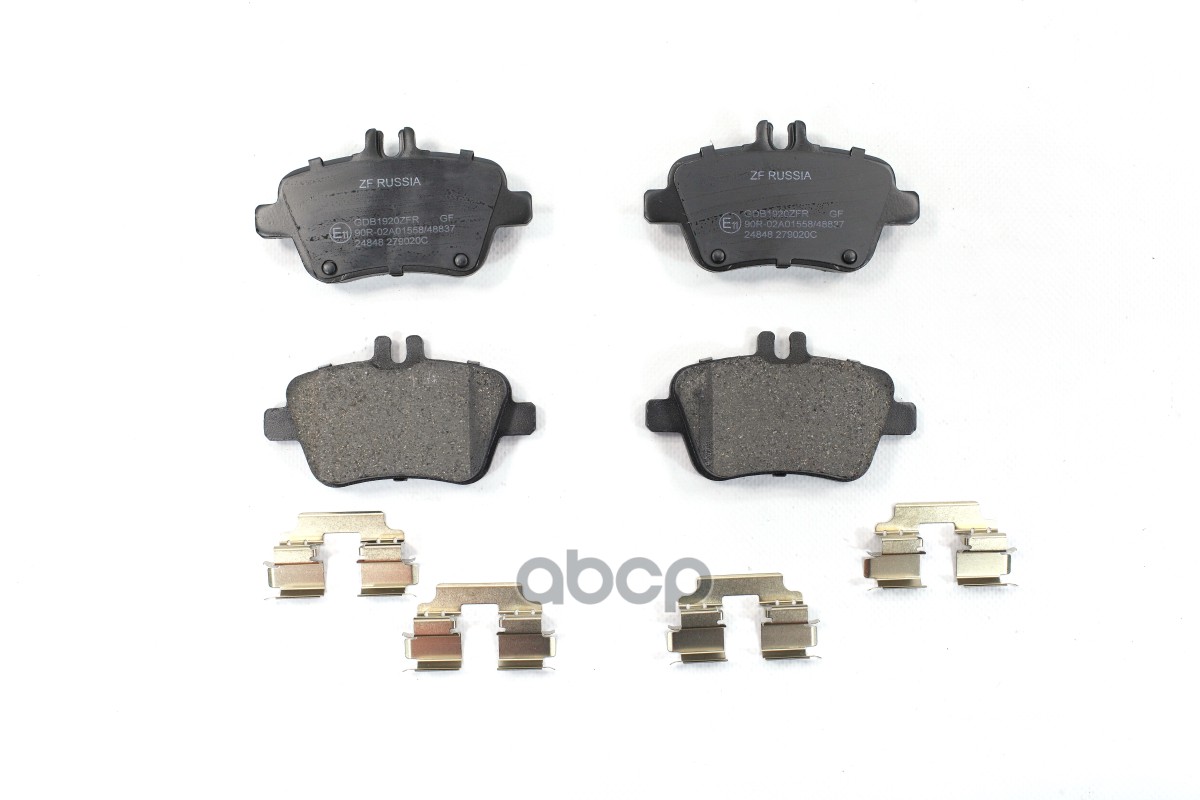 Колодки тормозные дисковые(аналог TRW GDB1920) GDB1920ZFR ZF Russia арт. GDB1920ZFR